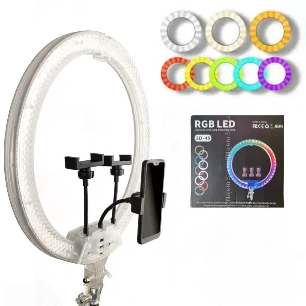 USB Powered RGB LED 45cm – Adjustable Brightness & Remote Control