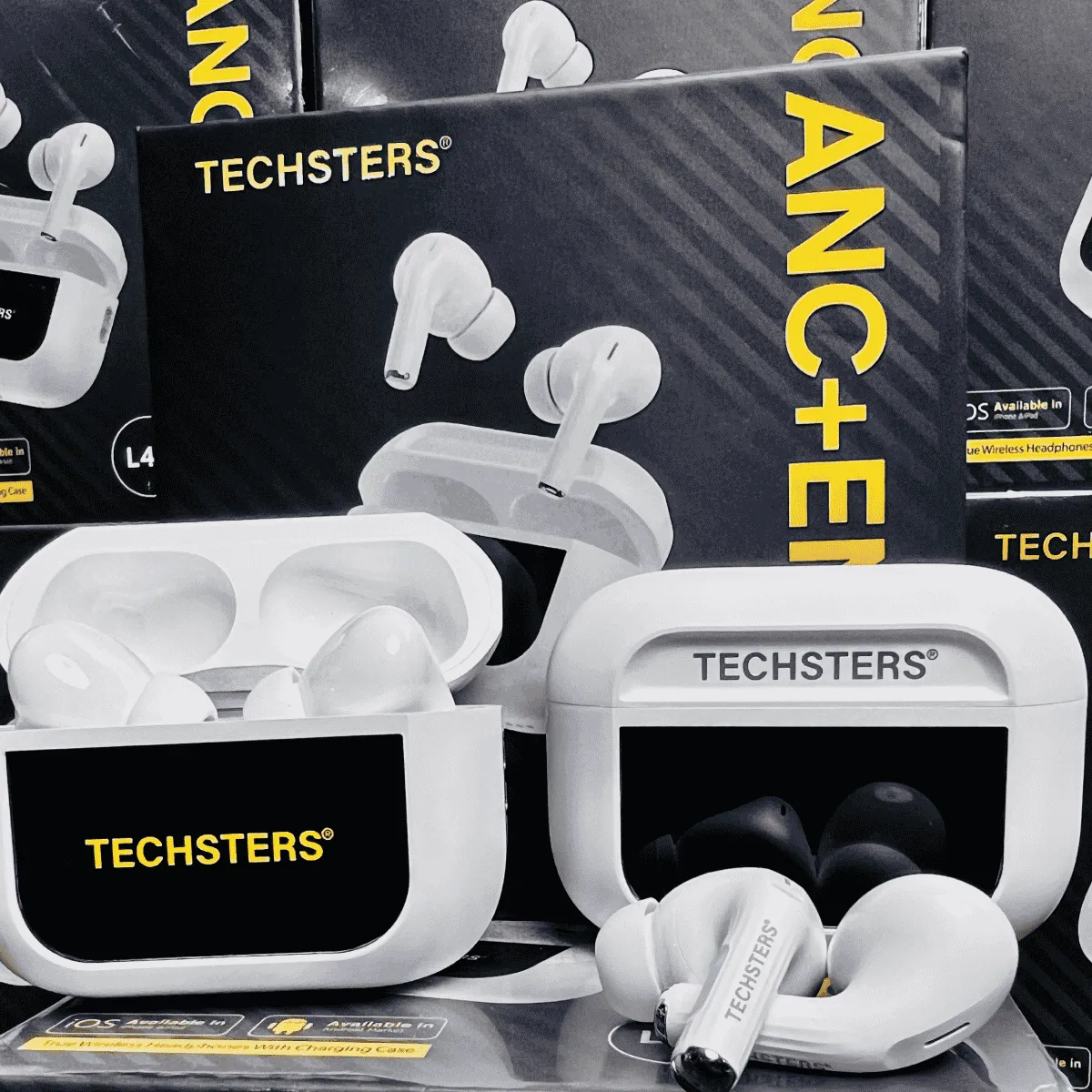 High-Quality ANC Wireless Earbuds with Deep Bass
