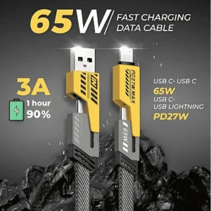 4 in 1 Multi USB PD Fast Charging Cable – Universal Charger for All Devices
