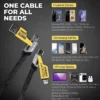 High-Speed PD Charging Cable – Supports Fast Charging for MacBook & More