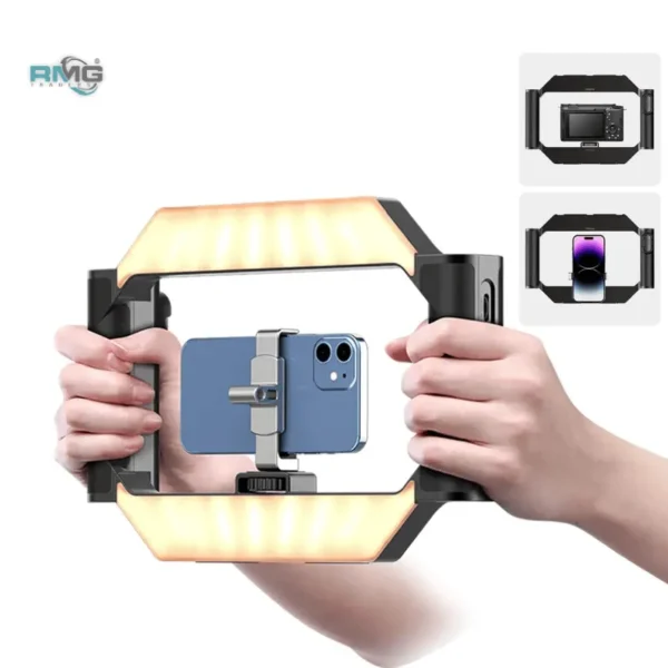 Neepho Selfie Light NPL5 | Smartphone Video Rig Light Professional LED Fill Light for Vlogging & Live Streaming