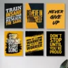 Aesthetic Wall Decor Frames with Uplifting Messages