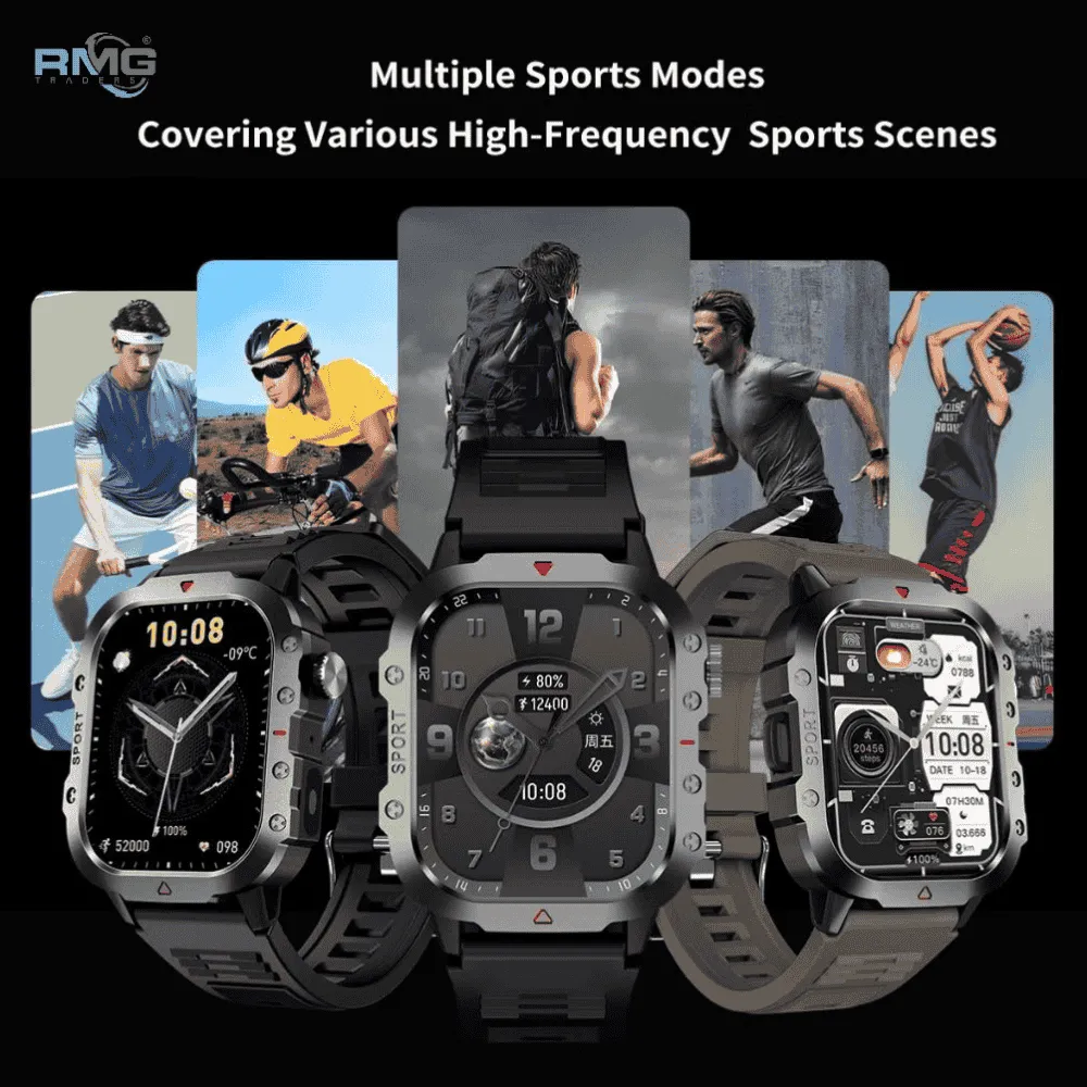 Stylish & Durable Smartwatch with Customizable Watch Faces 