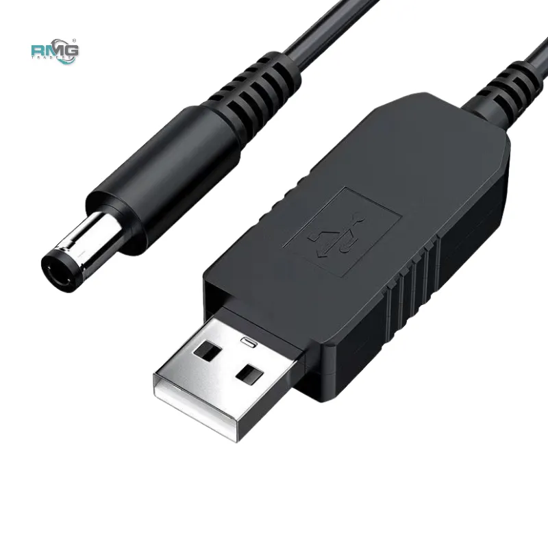 12V USB Power Cable - Step-Up Converter for WiFi Router