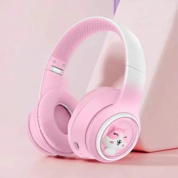 Premium Cat Ear Bluetooth Headphones with LED Lights
