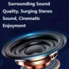 Foldable Wireless Gaming Headset with Mic and RGB Lighting