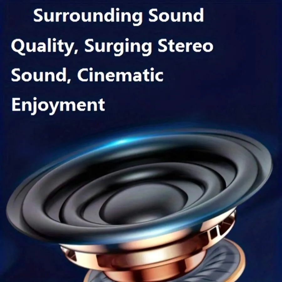 Foldable Wireless Gaming Headset with Mic and RGB Lighting