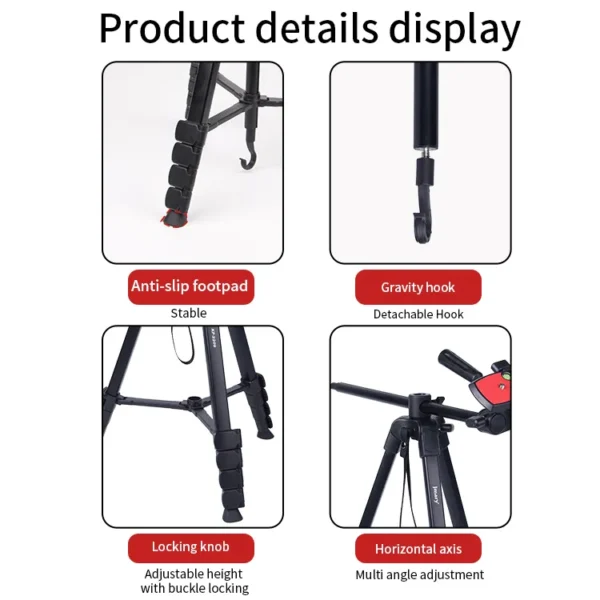 Jmary KP-2209 Tripod for Cameras, Smartphones & Action Cams