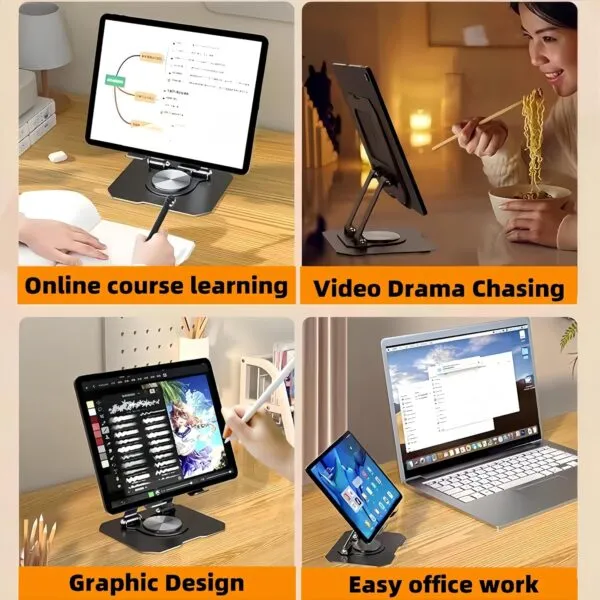 Adjustable Desktop Stand for iPad and Tablets