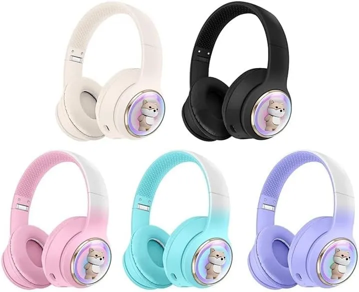AKZ52 Noise-Canceling Bluetooth 5.0 Headset for Kids