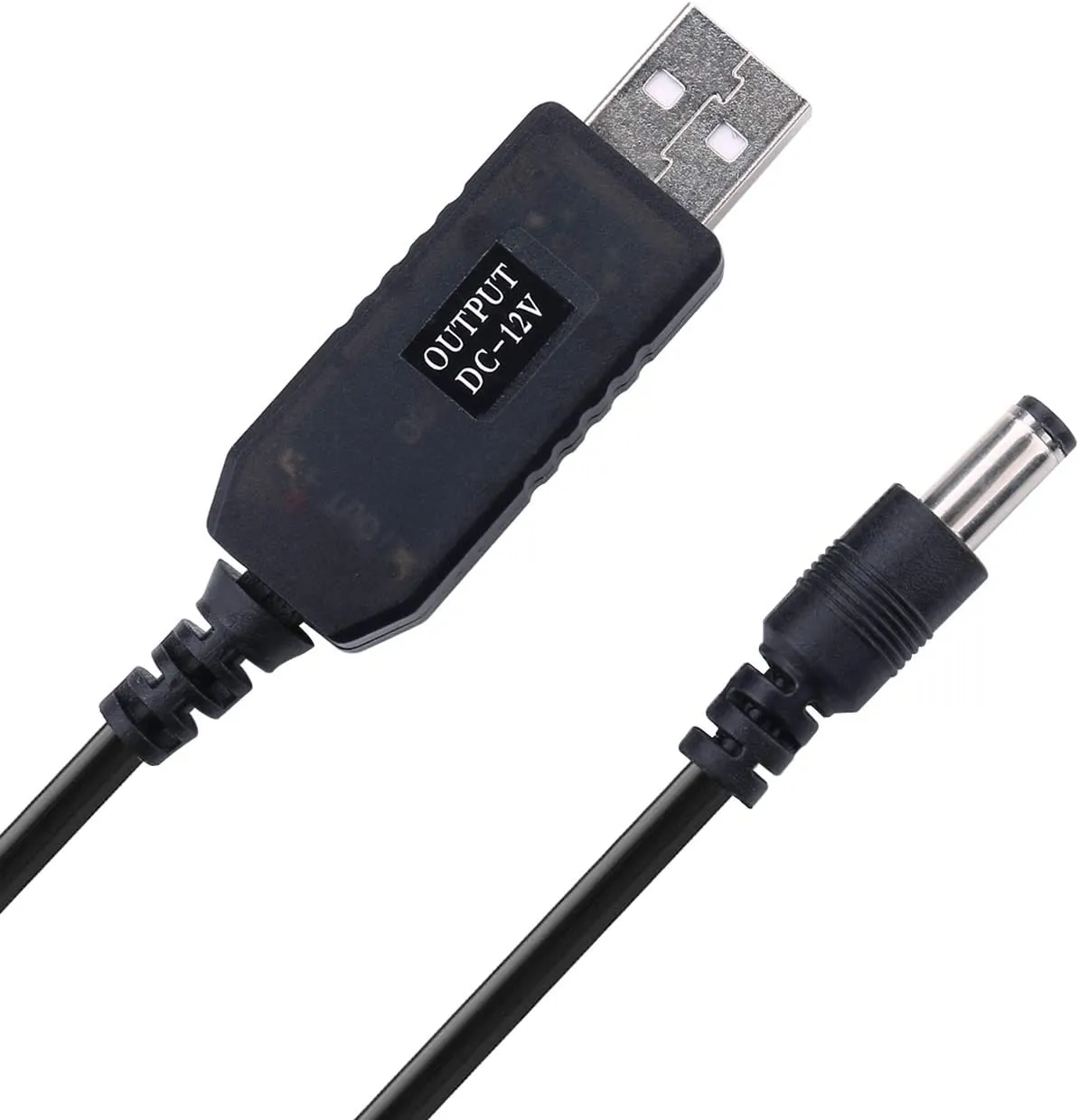 Universal USB to 12V Power Cable for Electronics