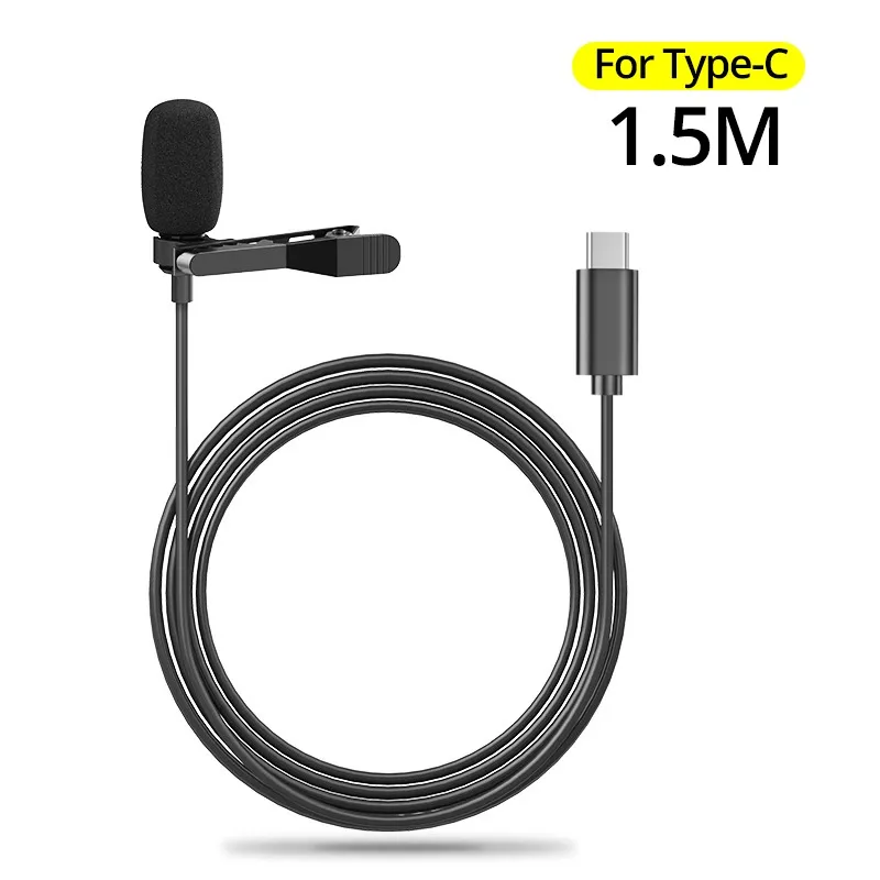 usb type c lavalier microphone