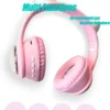 Foldable & Rechargeable Cat Ear Gaming Headphones with Mic