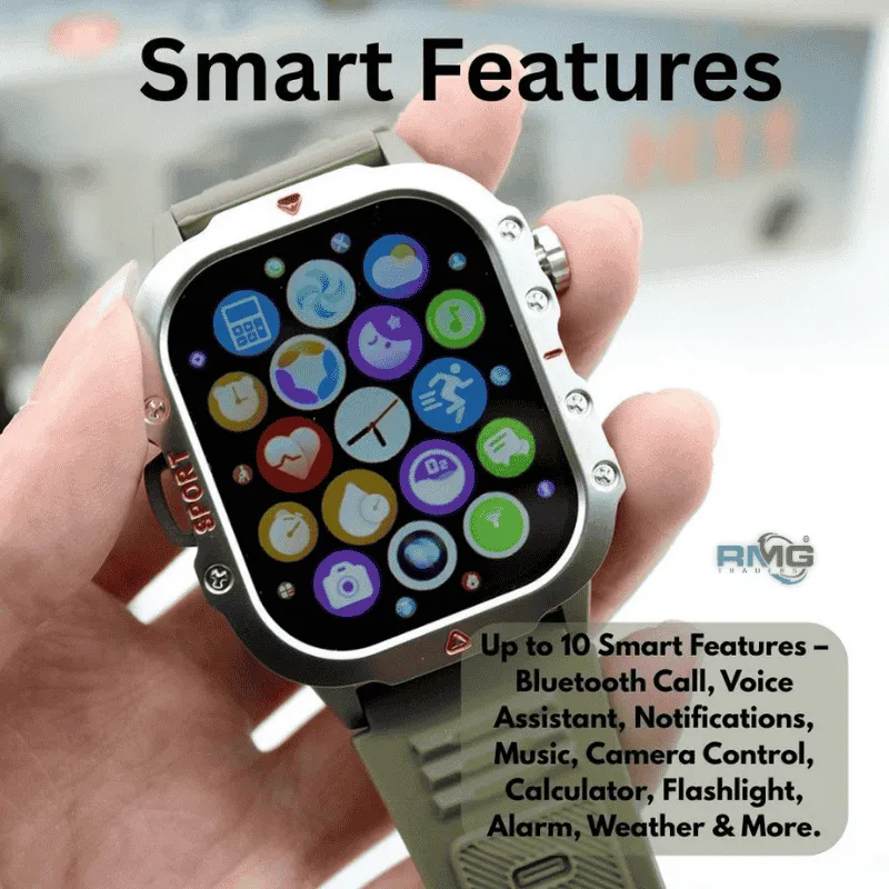 H11 smartwatch compatible with Android and iOS