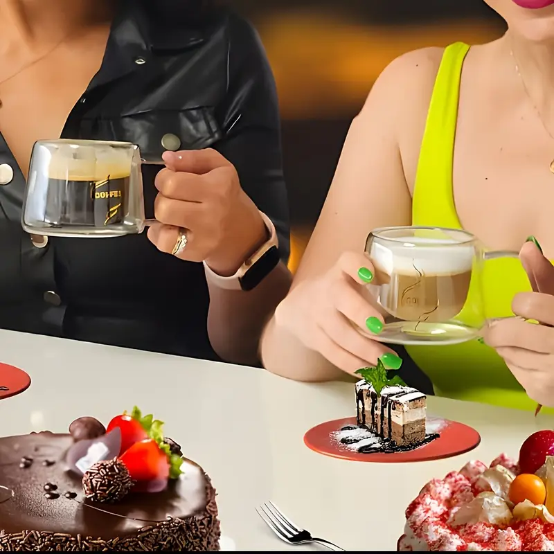 Sleek & Modern Insulated Glass Mug for Hot Beverages