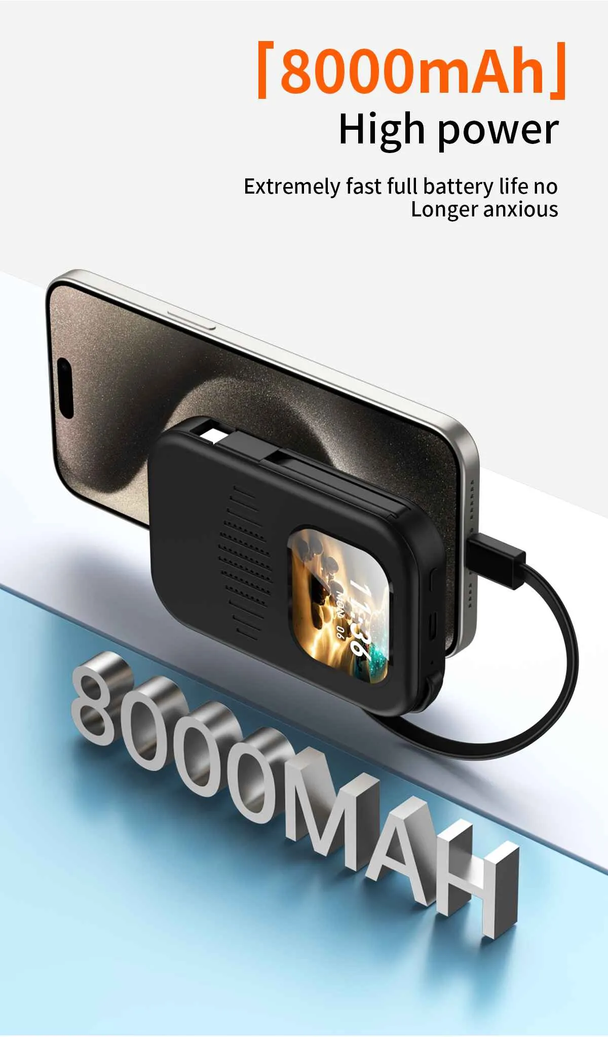 Portable Phone Charger with Bluetooth Speaker