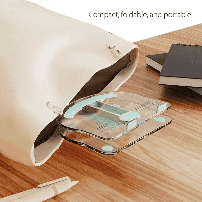 Foldable Transparent Tablet Holder