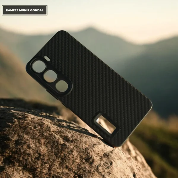 Carbon Fiber Texture Case for Vivo V40 Lite 5G
