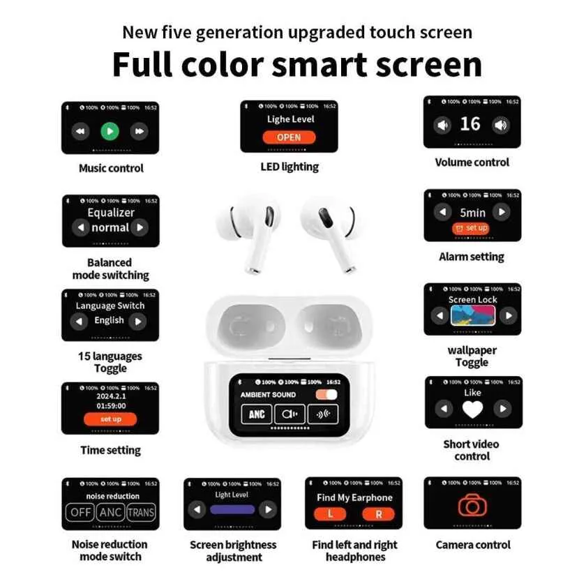 Ultra-Lightweight Wireless Earbuds with Fast Charging Case