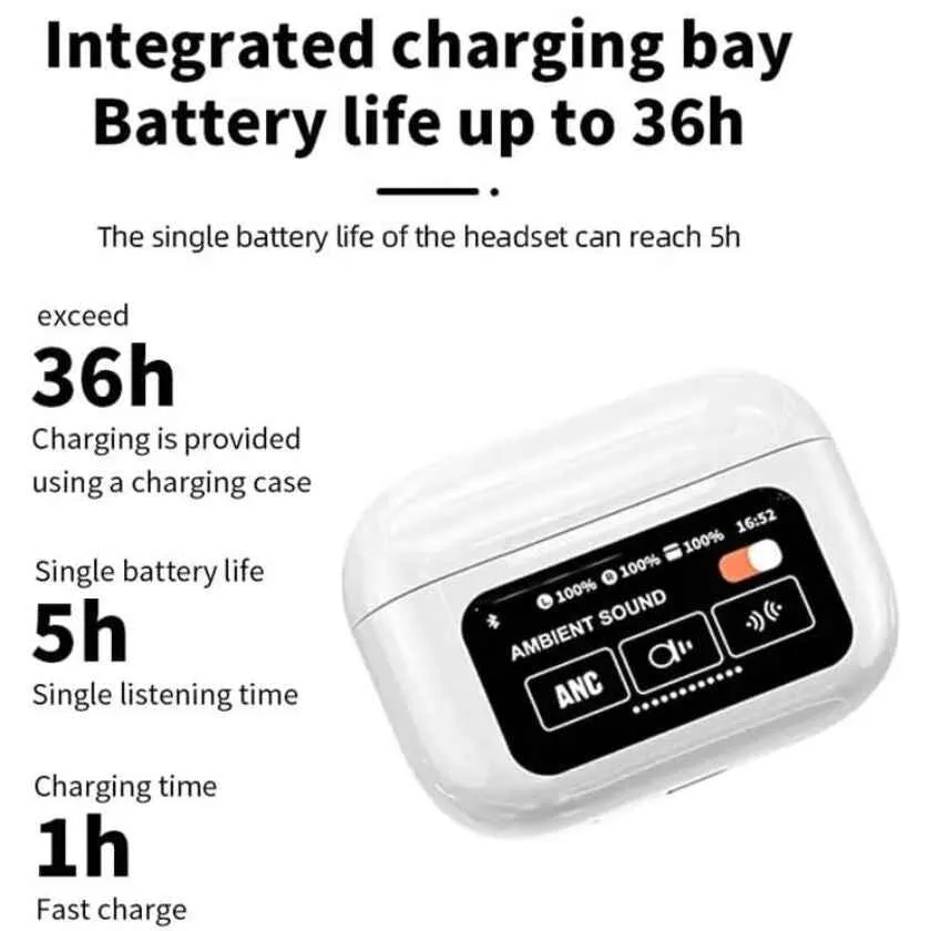 Premium Bluetooth 5.3 Noise Cancelling Wireless Earbuds with Deep Bass