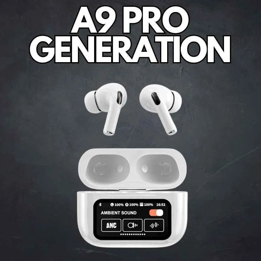 A9 Pro True Wireless Earbuds with Hi-Fi Stereo Sound & Long Battery Life