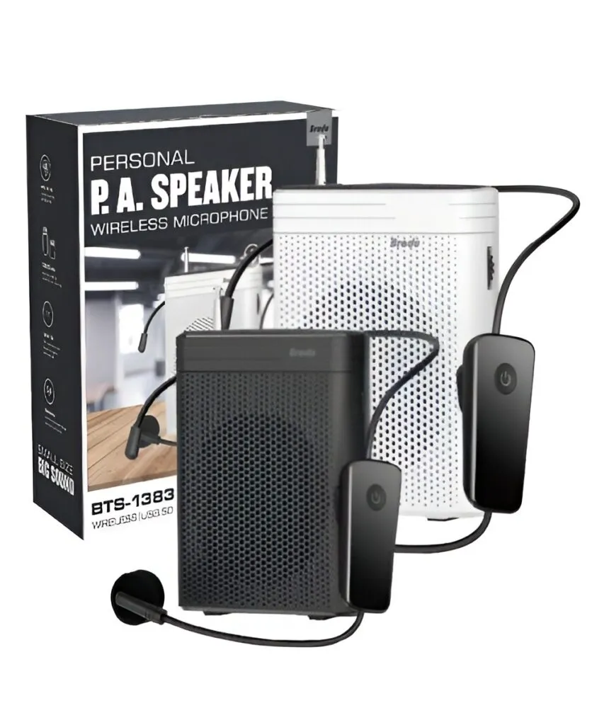 Portable Digital Wireless PA Speaker with Headband Mic