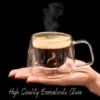 Heatproof Double-Walled Coffee Mug with Elegant Design