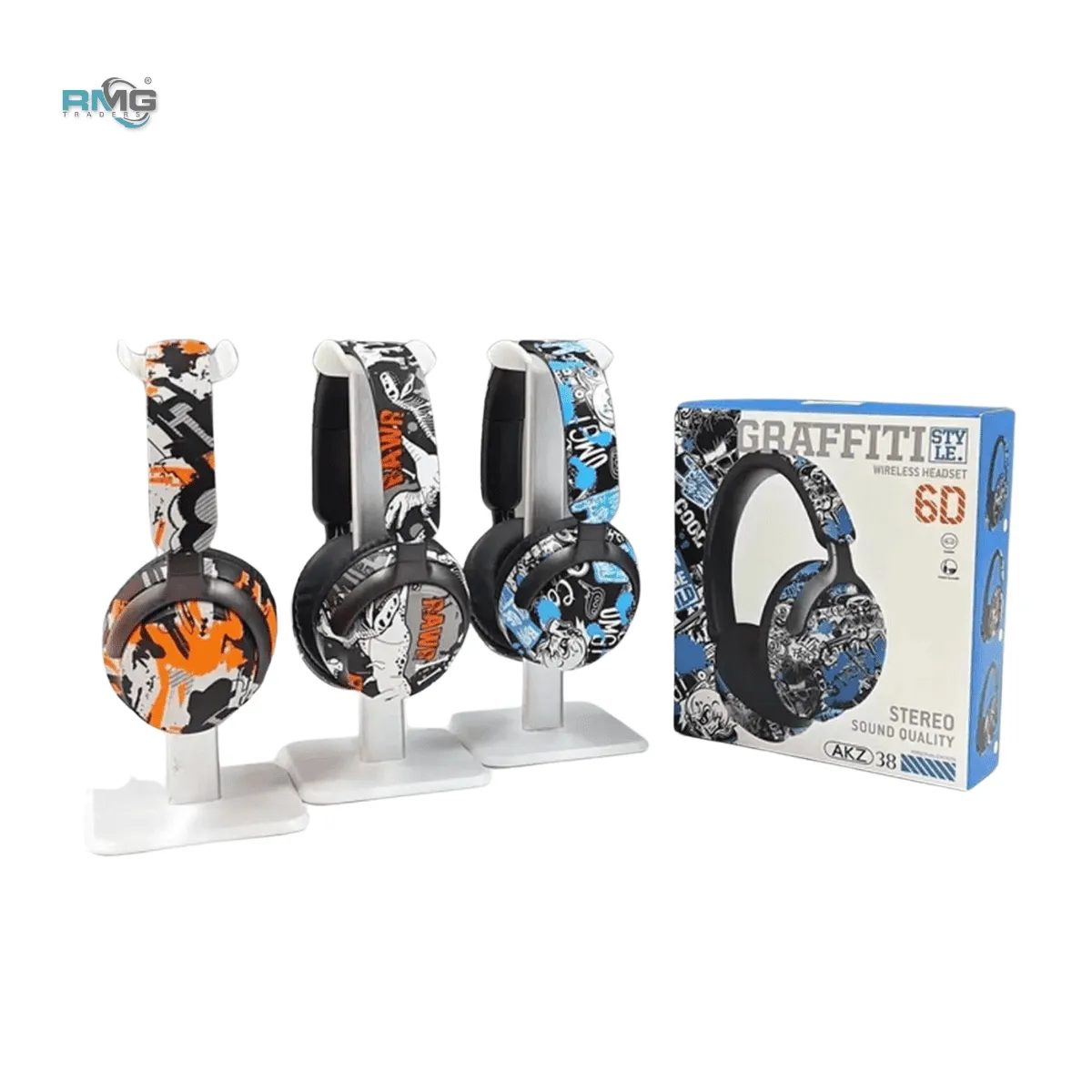 AKZ38 Wireless Bluetooth Headphone with Deep Bass