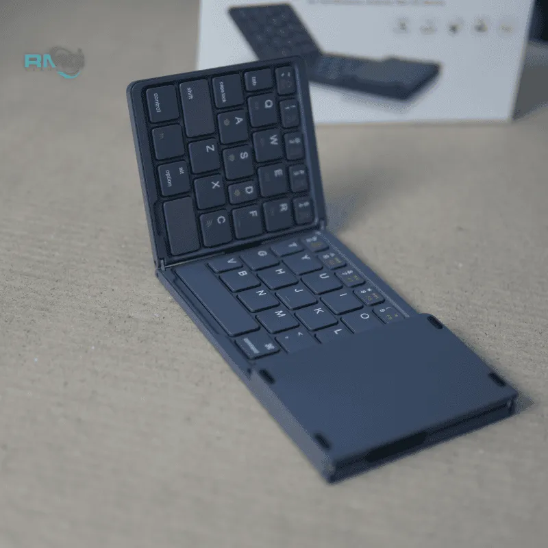 Foldable Bluetooth keyboard with touchpad