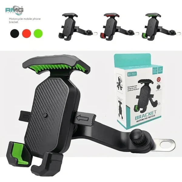 Motorcycle Rearview Mirror Phone Holder