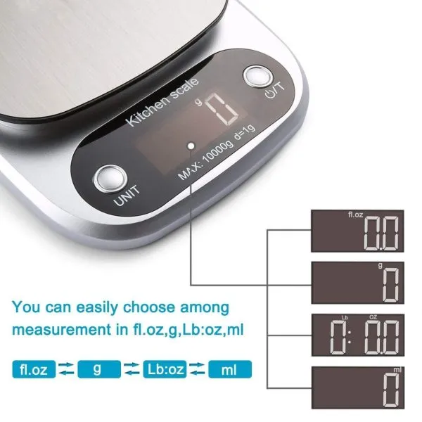 Battery-Operated Digital Scale for Precise Measurements