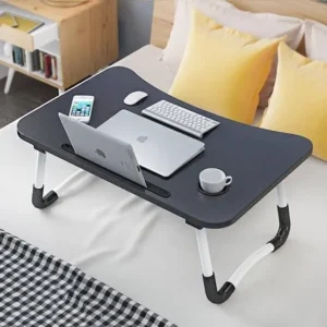 Gaming Laptop Table with Cup Holder and Anti-Slip Design