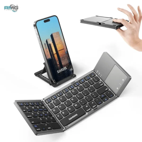 Latest Model Foldable Bluetooth Keyboard with Touchpad