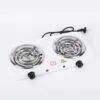 Energy-Efficient Double Burner Electric Stove for Kitchen