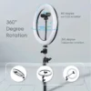 Vertical Mount Stainless Steel LED Light Stand