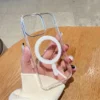 Clear Hard Back iPhone 16 Case with Soft Edges