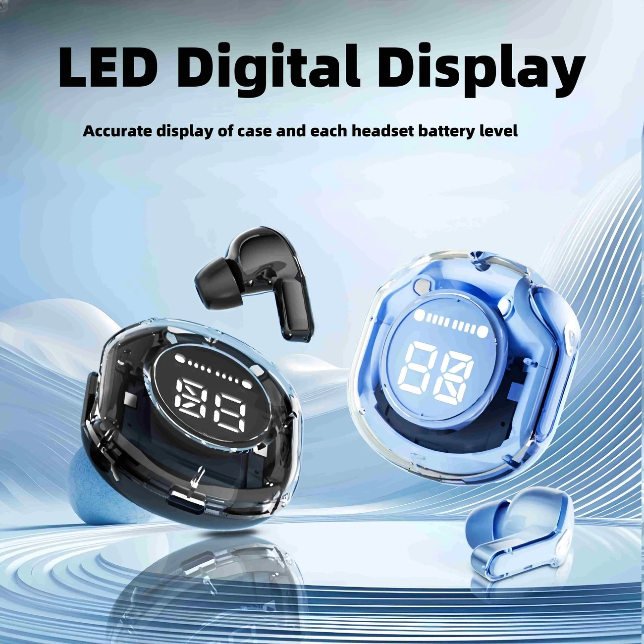 True Wireless Earbuds for Sports and Gym