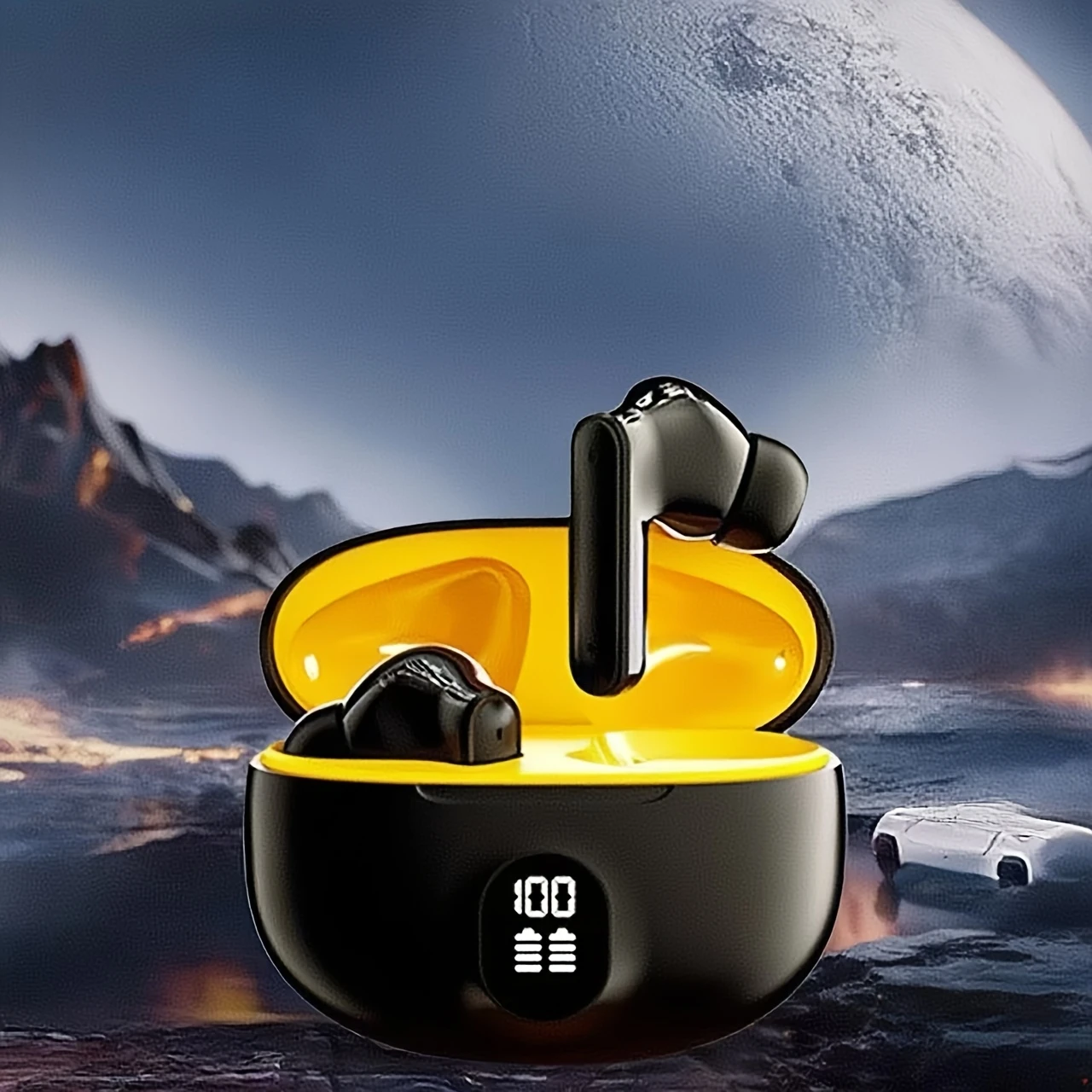 Bluetooth Earbuds with Rechargeable Battery