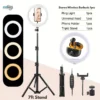 7ft Stainless Steel Tripod with LED Ring Light