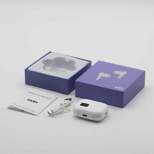 Stylish Black TWS Earbuds
