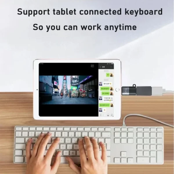 USB-C to Lightning Plug & Play OTG Dongle