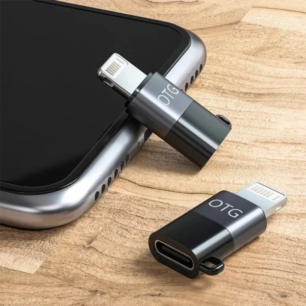High-Speed USB-C to Lightning Converter for iPhone & iPad