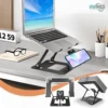 adjustable laptop riser for desk