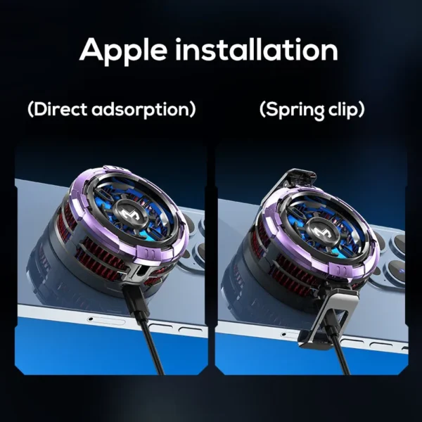 Clip-on Phone Cooler with Fast Heat Dissipation