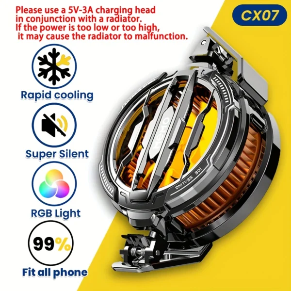 Cx 07 cooling solution for mobile phones