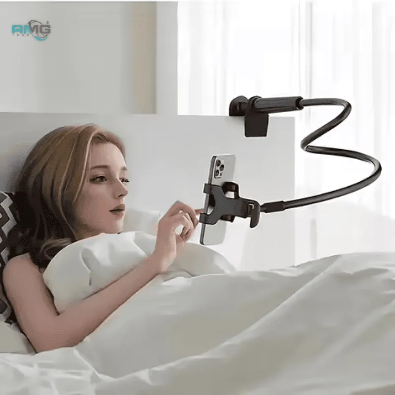 Universal Flexible Mobile Phone Holder for Bed