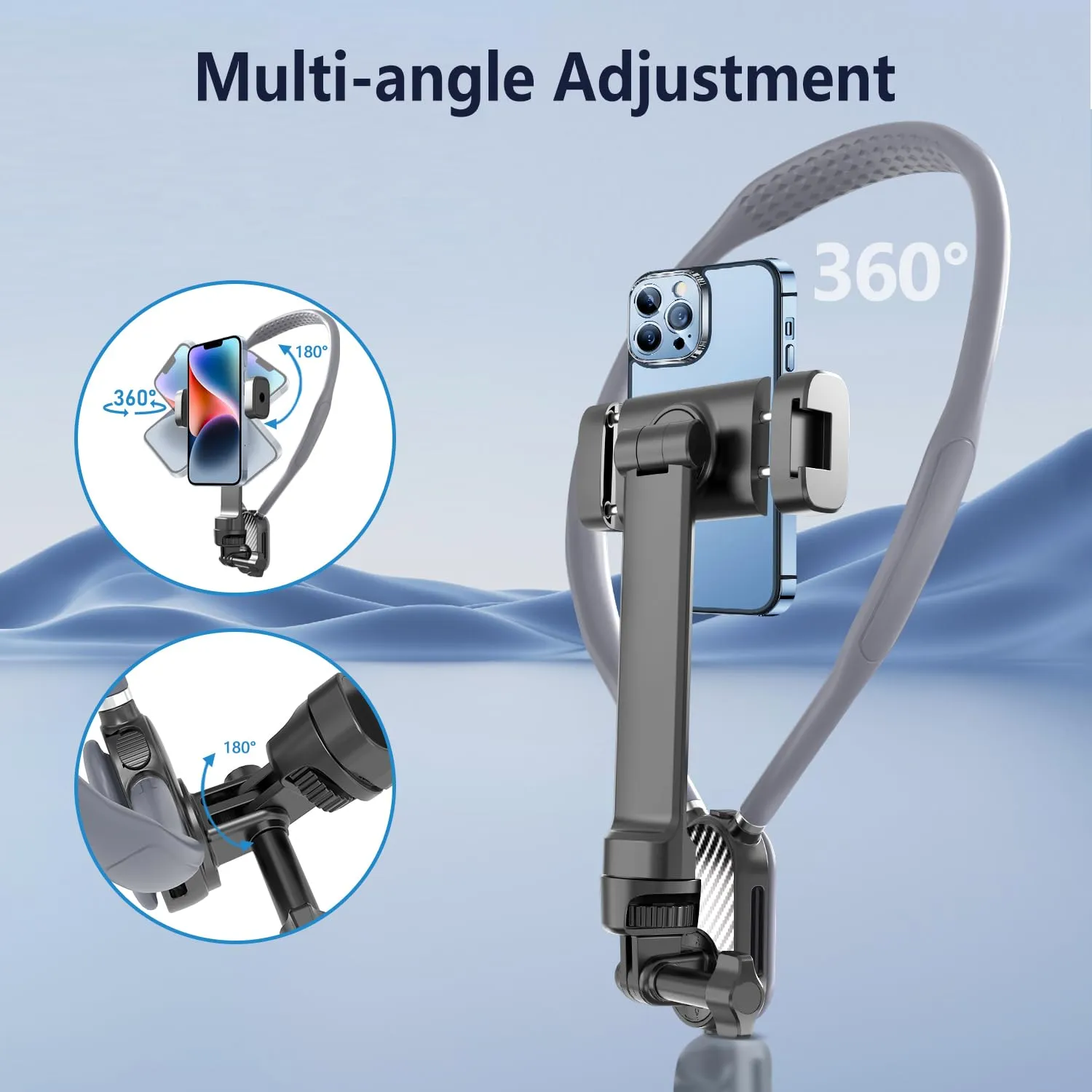 Neck Strap Phone Holder for Content Creators