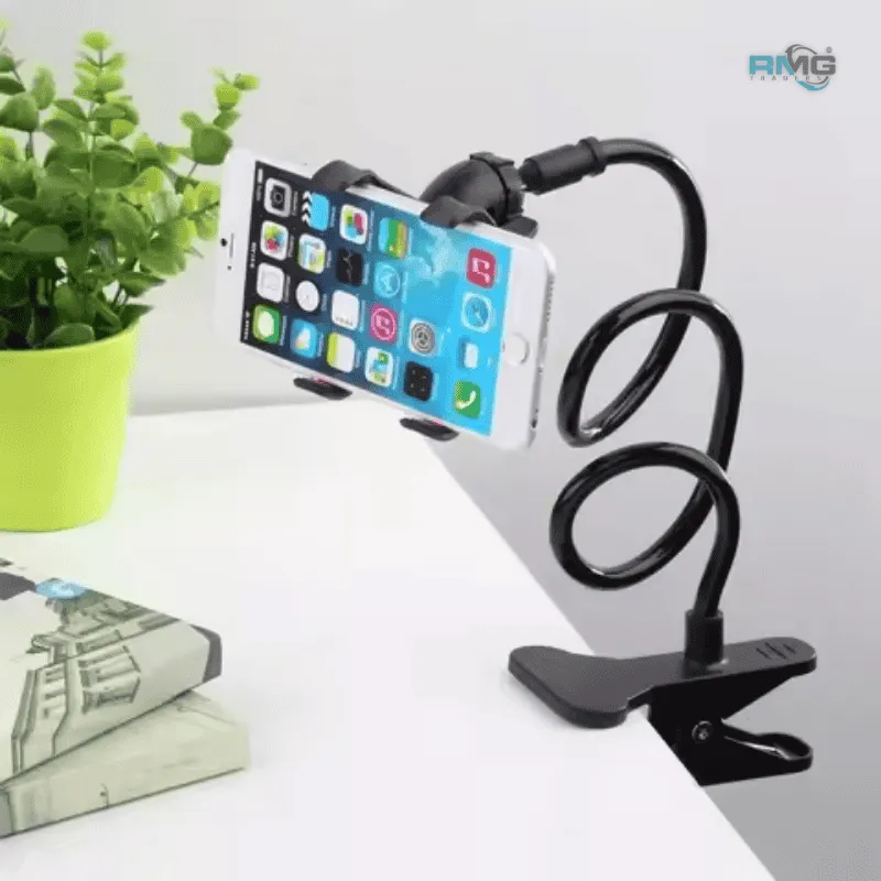 Adjustable Smartphone Clip Stand for Desk