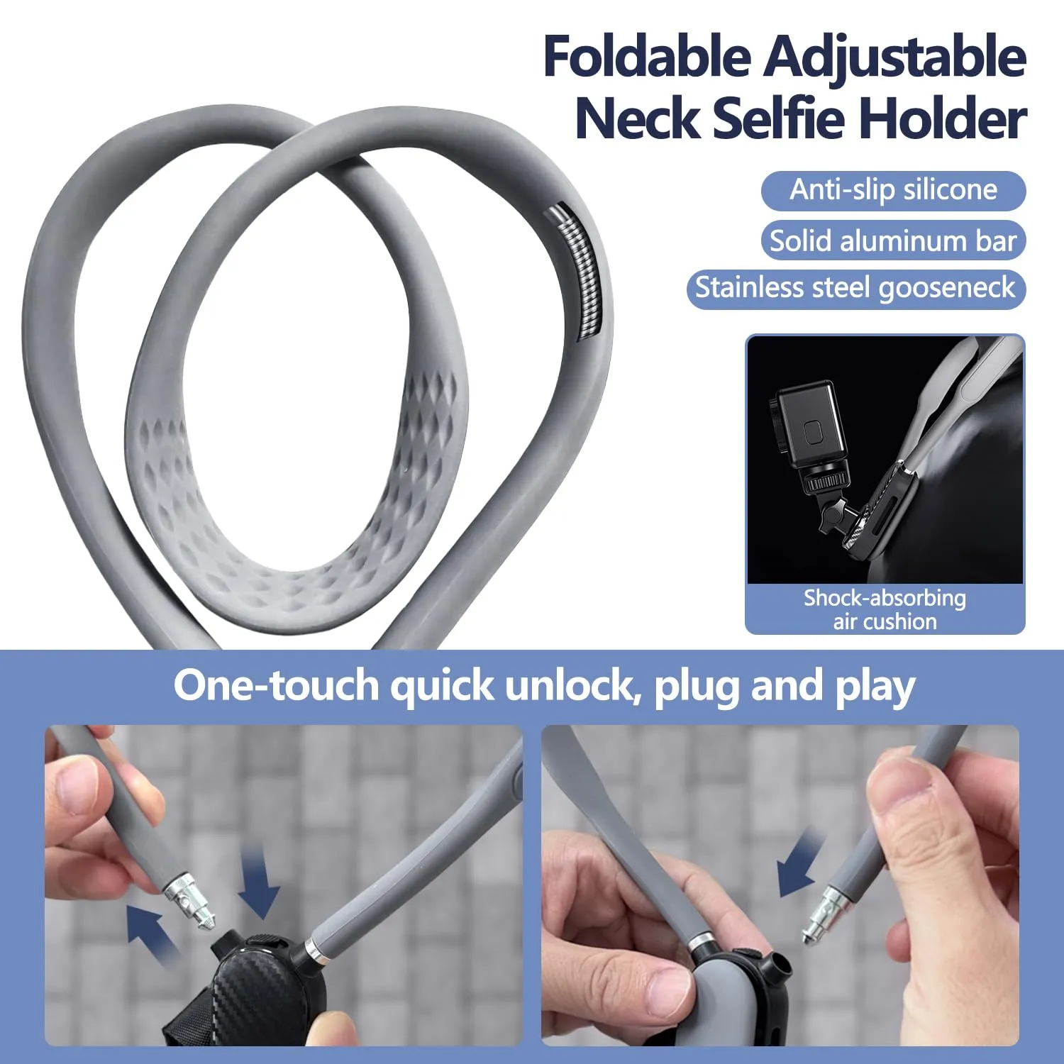 Vlogging POV Camera Mount for Smartphones