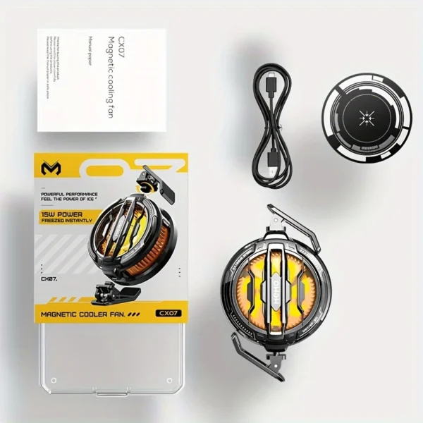 Compact Mobile Phone Cooling Clip for USB Use